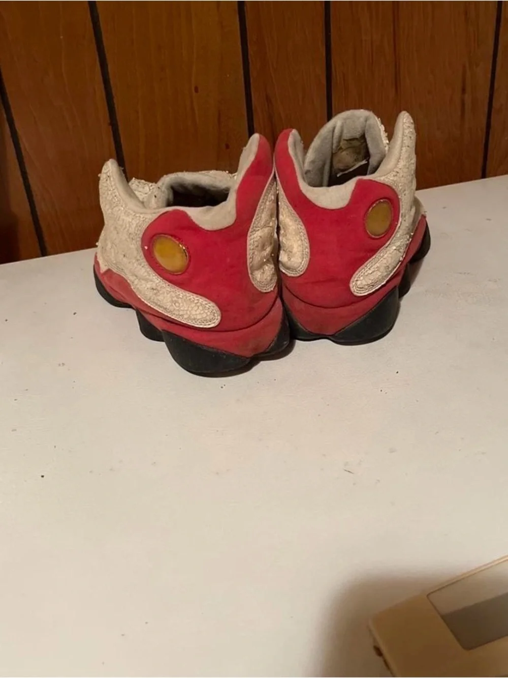 Jordan 13s White & Red